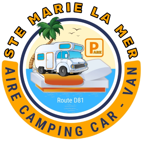 Aire camping-car  Sainte-Marie (66470) - Photo 1